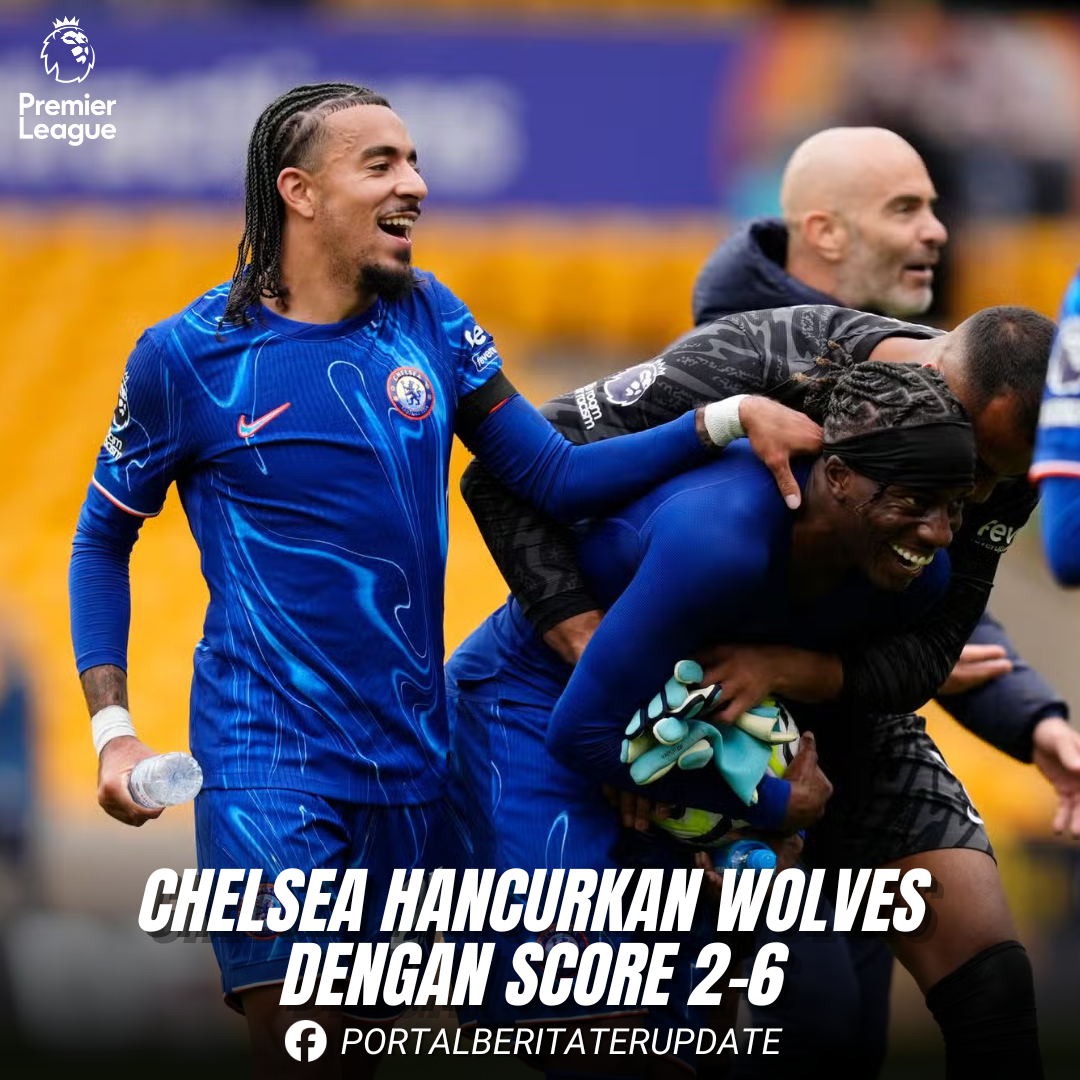 Chelsea Ngamuk , Tuntaskan Wolves Dengan Score 2-6