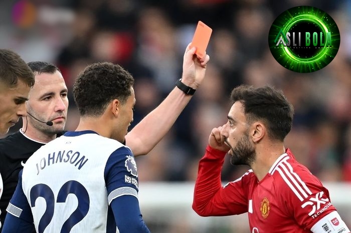 Kartu Merah Langka Bruno Fernandes Saat Man United Kehilangan 3 Angka