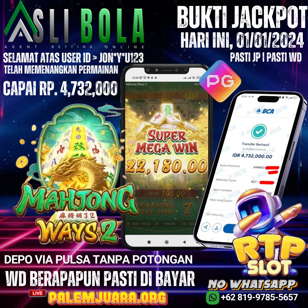 INFO KEMENANGAN SLOT GACOR | MAHJONG WAYS 2 | 01 NOVEMBER 2024