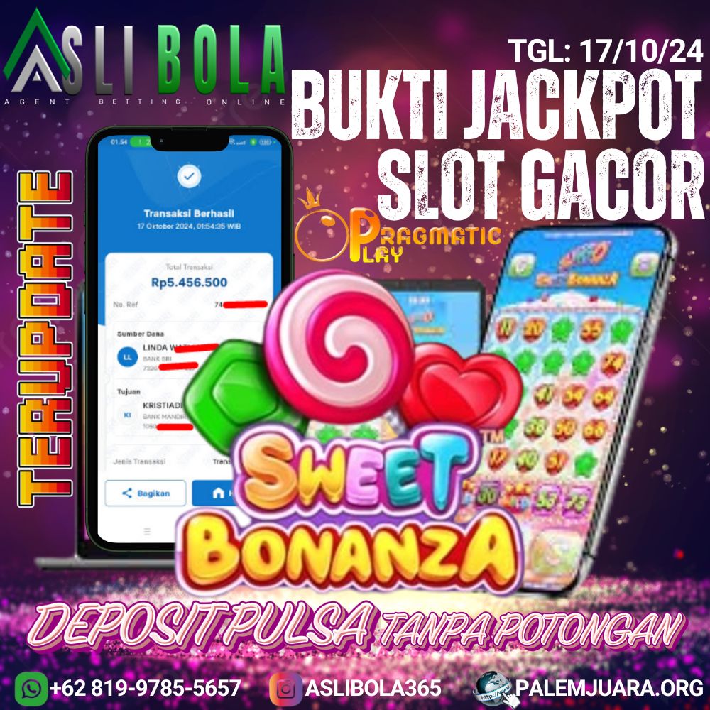 BUKTI KEMENANGAN di PRAGMATIC PLAY | SWEET BONANZA 17 OKTOBER 2024