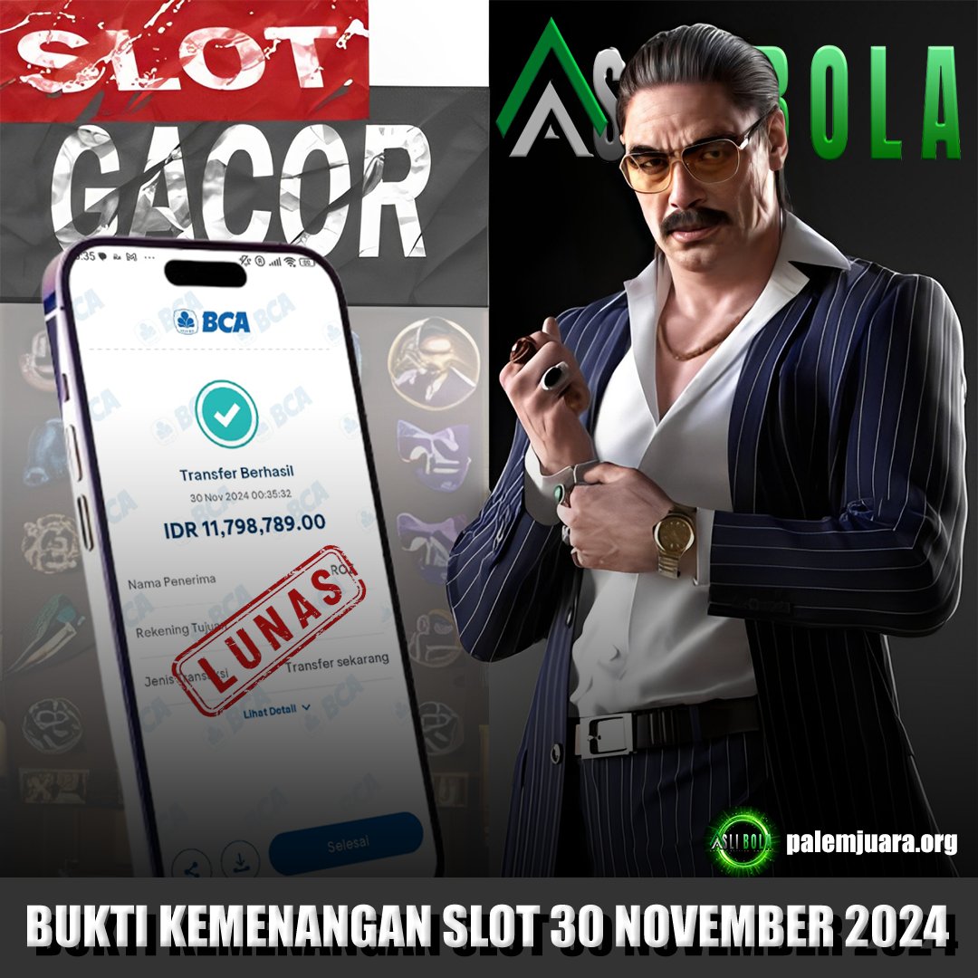 INFO KEMENANGAN SLOT GACOR | PG SOFT | 30 NOVEMBER 2024