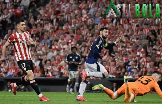 Gacor Lawan Bilbao, Bruno Fernandes Bikin Penonton di Stadion Pulang Duluan