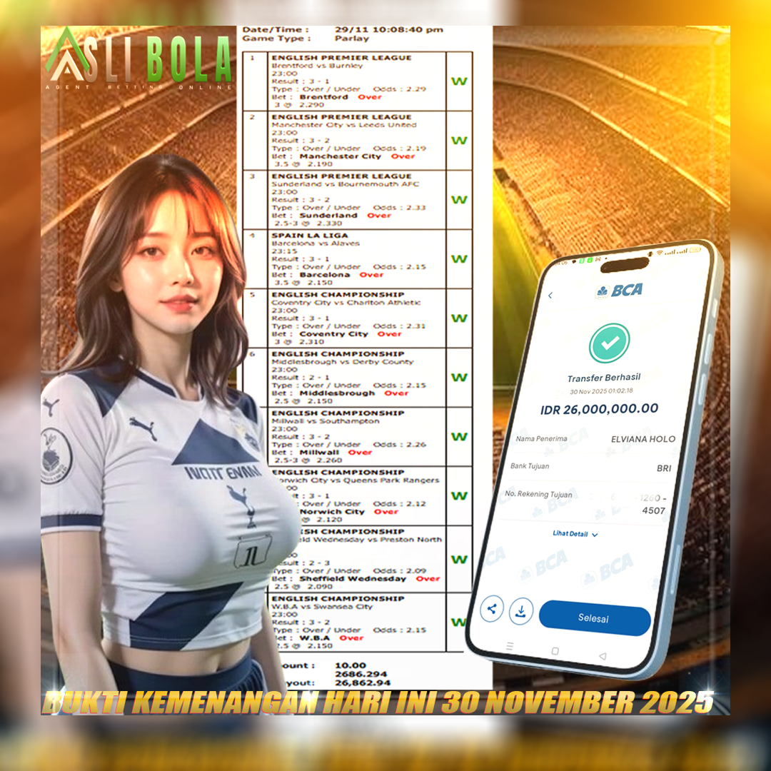 MIX PARLAY HARI INI 30 NOVEMBER 2025