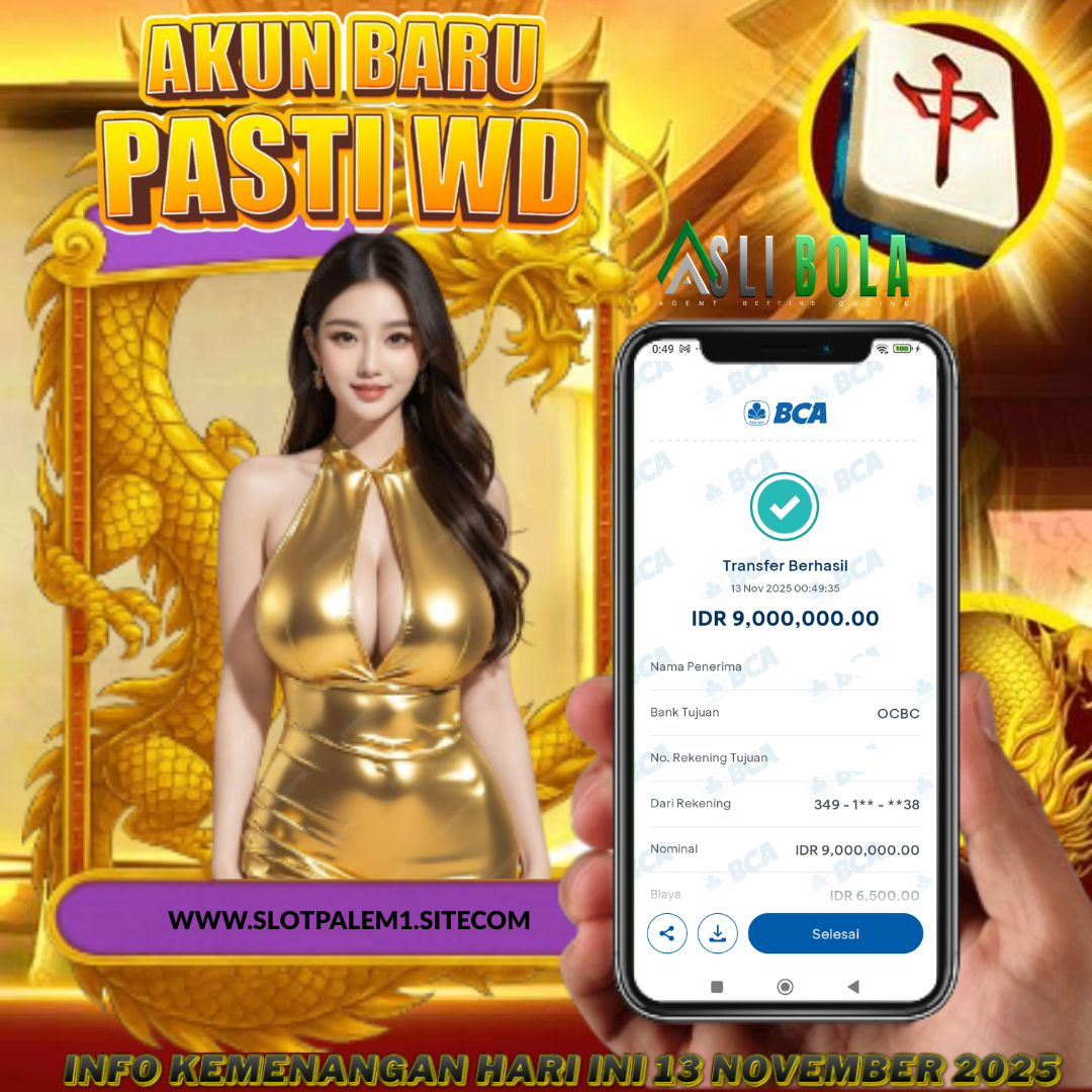 ASLI BOLA – INFO KEMENANGAN HARI INI 13 NOVEMBER 2025