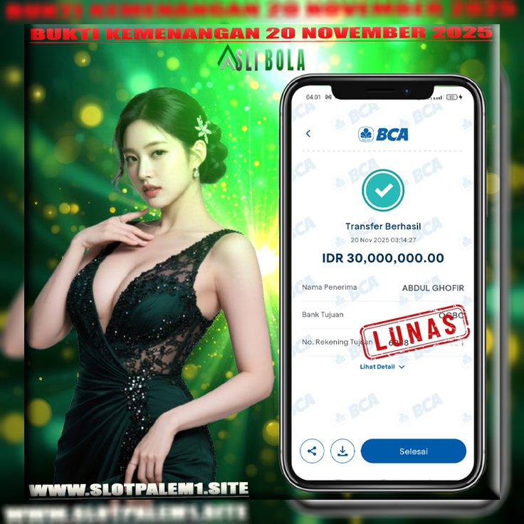 ASLI BOLA – INFO KEMENANGAN HARI INI 20 NOVEMBER 2025