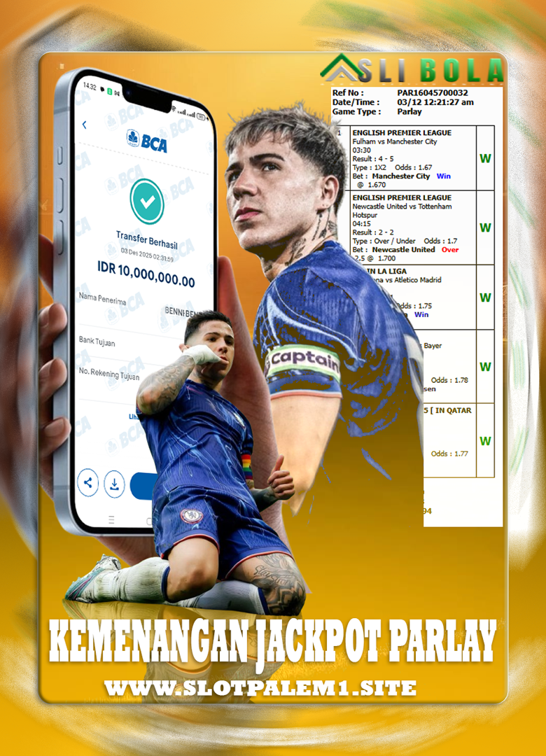 ASLI BOLA – INFO KEMENANGAN HARI INI 03 DESEMBER 2025