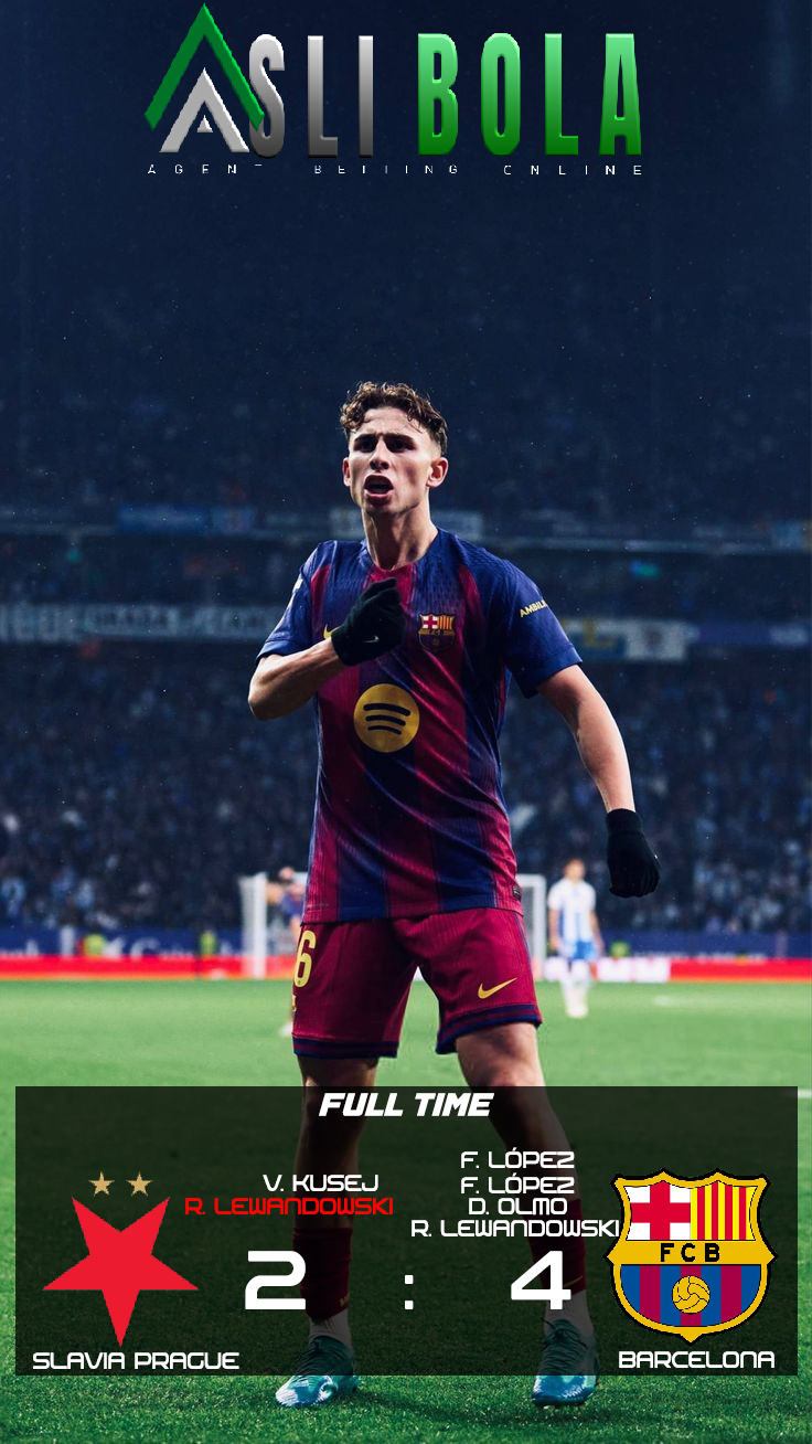 Taklukkan Slavia Praha,Barcelona Menang 4-2 di Praha