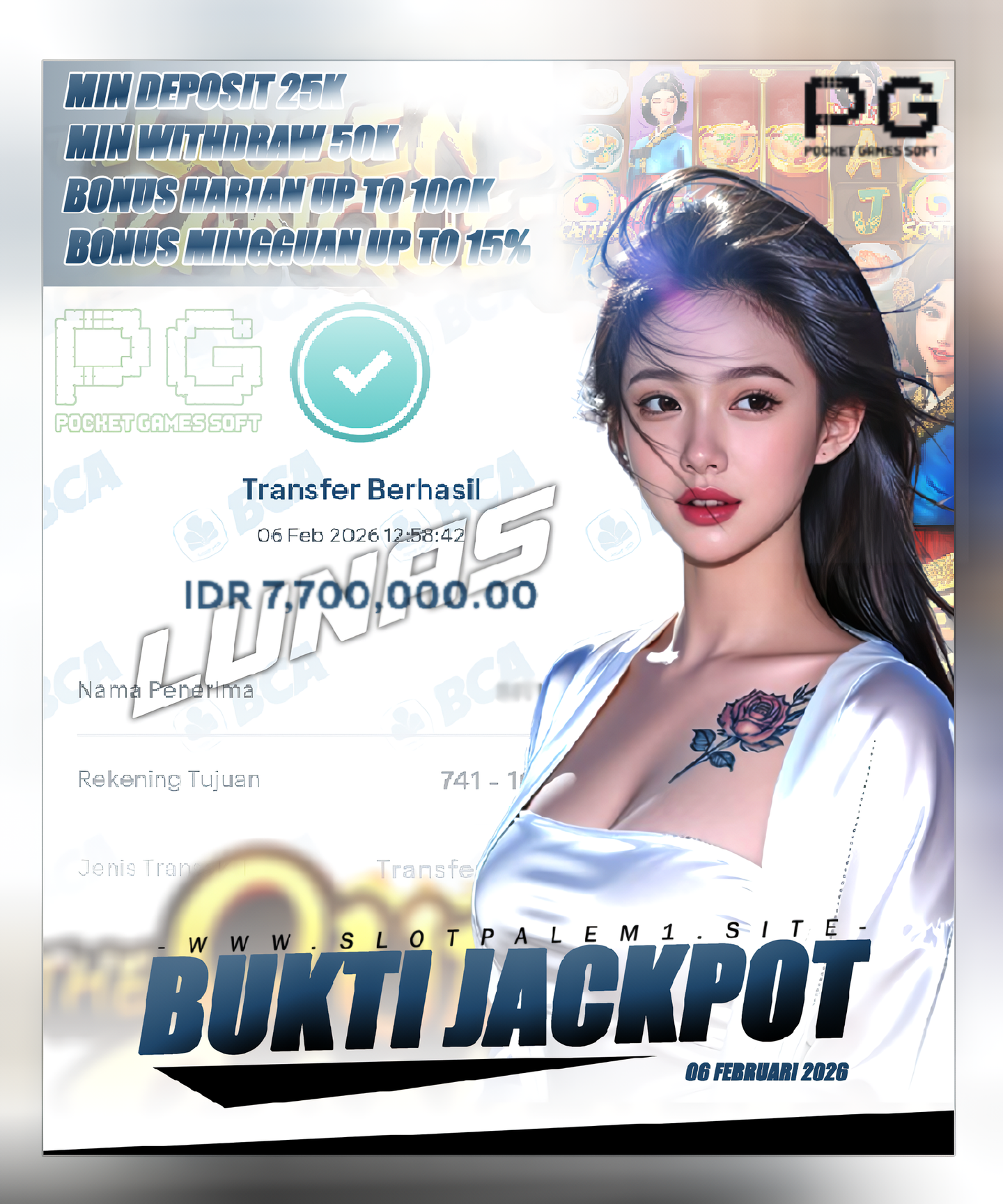 INFO KEMENANGAN HARI INI 06 FEBRUARI 2026