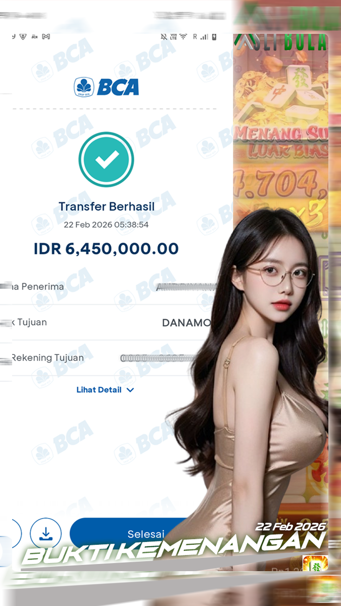 INFO KEMENANGAN HARI INI 22 FEBRUARI 2026